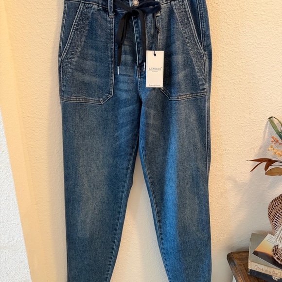 Judy Blue Dark Wash Jogger Jeans, Sz 3/26, NWT - Picture 2 of 9